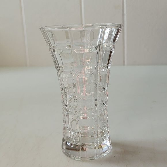 Vintage Crystal Clear Bud‎ Vase 4.7x2.7inch Japan - Picture 10 of 13